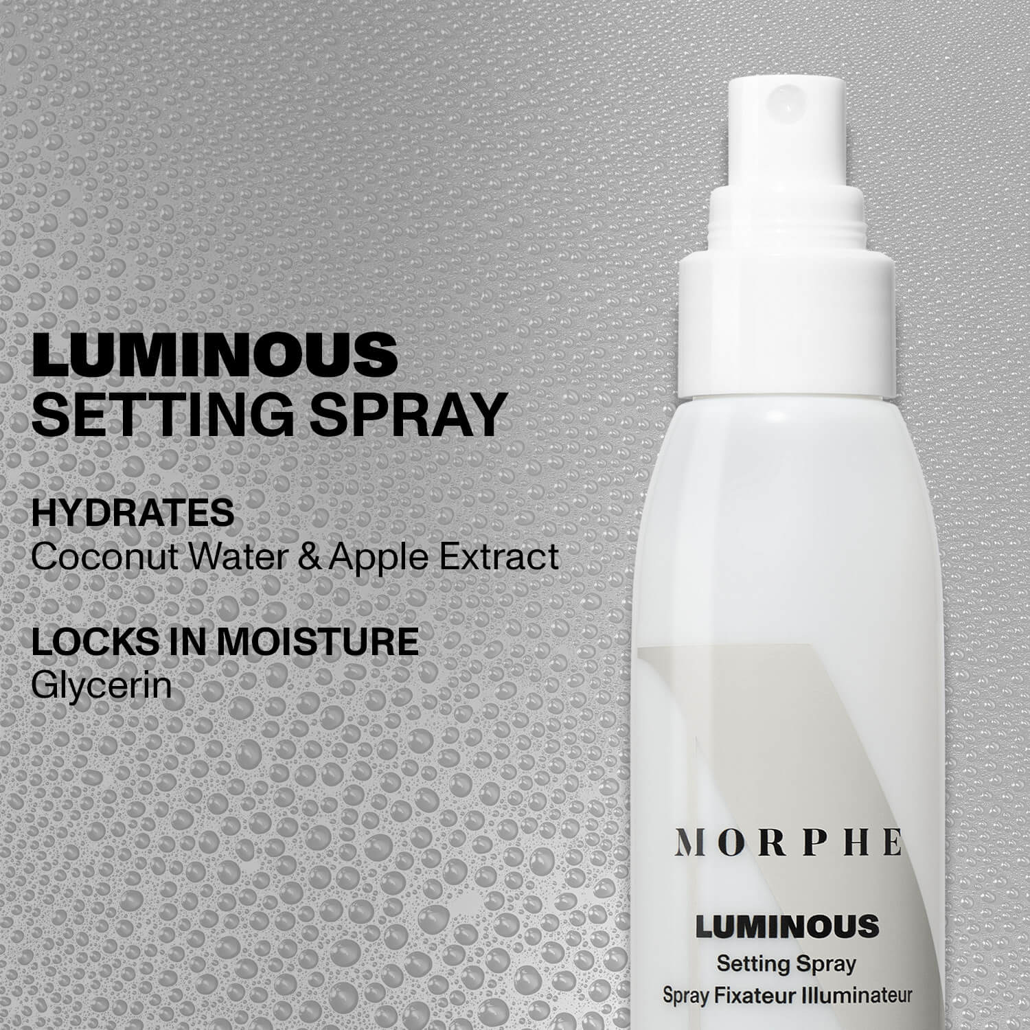 REPACKAGED LUMINOUS SETTING SPRAY (SPRAY FIJADOR DE MAQUILLAJE CON ACABADO LUMINOSO)